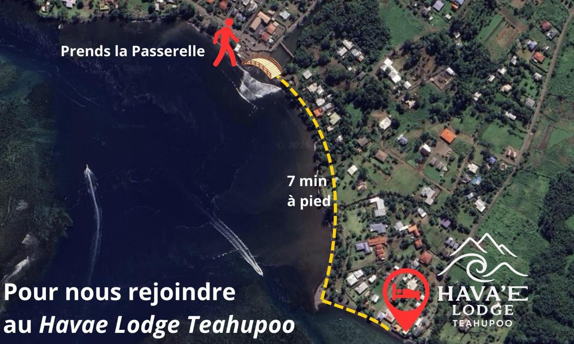 Hava'E Lodge Teahupoo Eksteriør billede